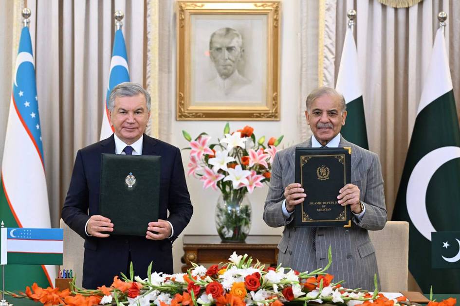 Port xizmatlari, yadro xavfsizligi hamda mudofaa: O‘zbekiston va Pokiston yetakchilari huzurida bir qator hujjatlar imzolandi